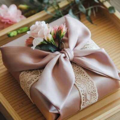 Layered Textures with Lace and Fabric